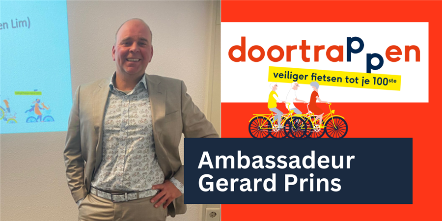 Message Doortrappen-Ambassadeur aan het woord: Gerard Prins, Projectleider Doortrappen in Drenthe bekijken